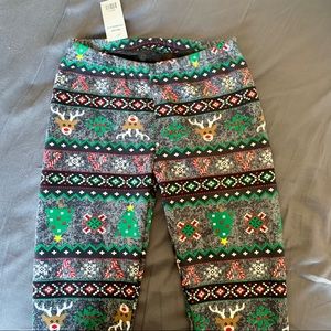 Just Cozy Christmas leggings OS